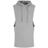 AWDis Cool Urban Sleeveless Muscle Hoodie - Sport Grey Size XXL