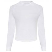 AWDis Ladies Cool Cross Back Long Sleeve T-Shirt - Arctic White Size XL
