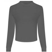 AWDis Ladies Cool Cross Back Long Sleeve T-Shirt - Iron Grey Size XL
