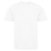 AWDis Kids Cool Recycled T-Shirt - Arctic White Size 12-13