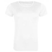 AWDis Ladies Cool Recycled T-Shirt - Arctic White Size XXL