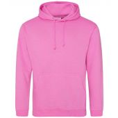 AWDis College Hoodie - Candyfloss Pink Size XS