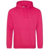 AWDis College Hoodie - Hot Pink Size XS