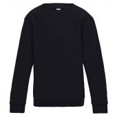 AWDis Kids Sweatshirt - Deep Black Size 12-13