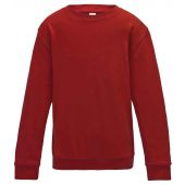 AWDis Kids Sweatshirt - Fire Red Size 12-13