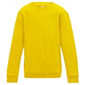 AWDis Kids Sweatshirt - Sun Yellow Size 12-13