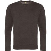 AWDis Washed Sweatshirt - Washed Charcoal Size 3XL