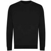 AWDis Unisex Organic Sweatshirt - Deep Black Size XXL