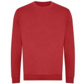 AWDis Unisex Organic Sweatshirt - Fire Red Size XXL
