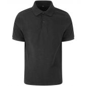 AWDis Stretch Piqué Polo Shirt - Black Size XXL