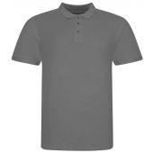 AWDis The 100 Cotton Piqué Polo Shirt - Charcoal Size 3XL