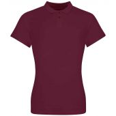 AWDis The 100 Cotton Ladies Piqué Polo Shirt - Burgundy Size XXL