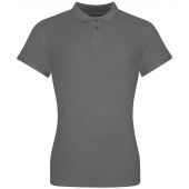AWDis The 100 Cotton Ladies Piqué Polo Shirt - Charcoal Size XXL