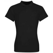 AWDis The 100 Cotton Ladies Piqué Polo Shirt - Deep Black Size XXL