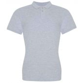 AWDis The 100 Cotton Ladies Piqué Polo Shirt - Heather Grey Size XXL