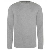 AWDis Long Sleeve Tri-Blend T-Shirt - Heather Grey Size XXL
