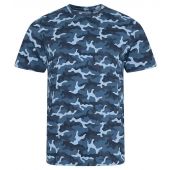 AWDis Camo T-Shirt - Blue Camo Size XXL