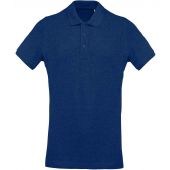 Kariban Organic Piqué Polo Shirt - Ocean Blue Heather Size S