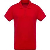 Kariban Organic Piqué Polo Shirt - Red Size XXL