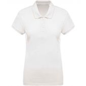 Kariban Ladies Organic Piqué Polo Shirt - Cream Size XL
