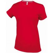 Kariban Ladies Crew Neck T-Shirt - Red Size XXL