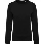 Kariban Ladies Organic Raglan Sweatshirt - Black Size XL