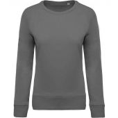 Kariban Ladies Organic Raglan Sweatshirt - Storm Grey Size XL