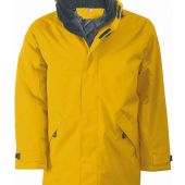 Kariban Parka Jacket - Yellow/Dark Grey Size XS