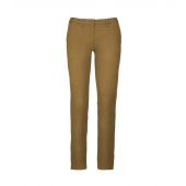 Kariban Ladies Chino Trousers - Camel Size 18=44
