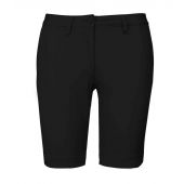 Kariban Ladies Chino Bermuda Shorts - Black Size 18=44