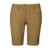Kariban Ladies Chino Bermuda Shorts - Camel Size 18=44