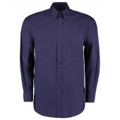 Kustom Kit Premium Long Sleeve Classic Fit Oxford Shirt - Midnight Navy Size 23