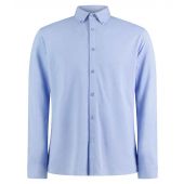 Kustom Kit Long Sleeve Superwash® 60°C Piqué Shirt - Light Heather Blue Size 3XL