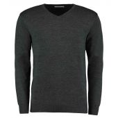 Kustom Kit Arundel Cotton Acrylic V Neck Sweater - Graphite Grey Size 3XL