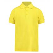 Kustom Kit Kids Klassic Poly/Cotton Piqué Polo Shirt - Canary Size 13-14