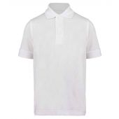Kustom Kit Kids Klassic Poly/Cotton Piqué Polo Shirt - White Size 13-14