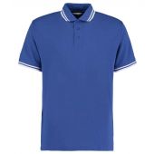 Kustom Kit Contrast Tipped Poly/Cotton Piqué Polo Shirt - Royal Blue/White Size 3XL