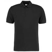 Kustom Kit Klassic Slim Fit Poly/Cotton Piqué Polo Shirt - Black Size XXL