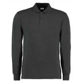 Kustom Kit Long Sleeve Poly/Cotton Piqué Polo Shirt - Graphite Grey Size XXL