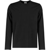Kustom Kit Long Sleeve Fashion Fit Superwash® 60°C T-Shirt - Black Size 3XL