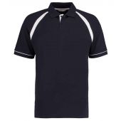 Kustom Kit Oak Hill Cotton Piqué Polo Shirt - Navy/White Size XXL