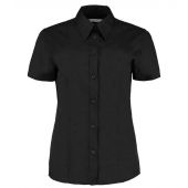 Kustom Kit Ladies Short Sleeve Classic Fit Workforce Shirt - Black Size 28