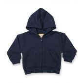 Larkwood Baby/Toddler Zip Hooded Sweatshirt - Navy Size 24-36
