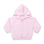 Larkwood Baby/Toddler Zip Hooded Sweatshirt - Pale Pink Size 24-36