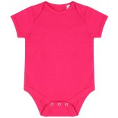 Larkwood Essential Short Sleeve Baby Bodysuit - Fuchsia Size 12-18