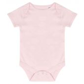 Larkwood Essential Short Sleeve Baby Bodysuit - Pale Pink Size 12-18
