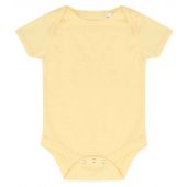 Larkwood Essential Short Sleeve Baby Bodysuit - Pale Yellow Size 0-3