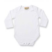 Larkwood Long Sleeve Baby Bodysuit - White Size 12-18