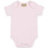 Larkwood Short Sleeve Baby Bodysuit - Pale Pink Size 12-18