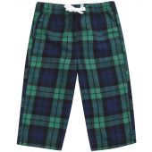 Larkwood Baby/Toddler Tartan Lounge Pants - Navy/Green Size 3-4
